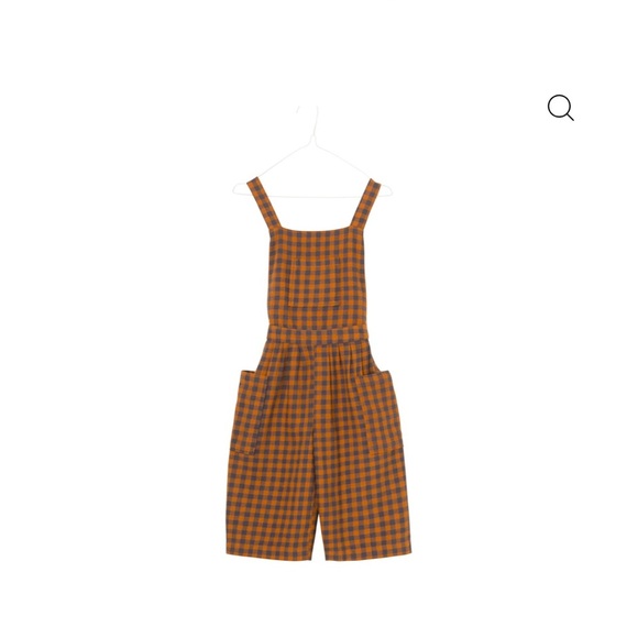 Rust and Blue Checkered Overalls by A Monday in Copenhagen - Picture 2 of 4